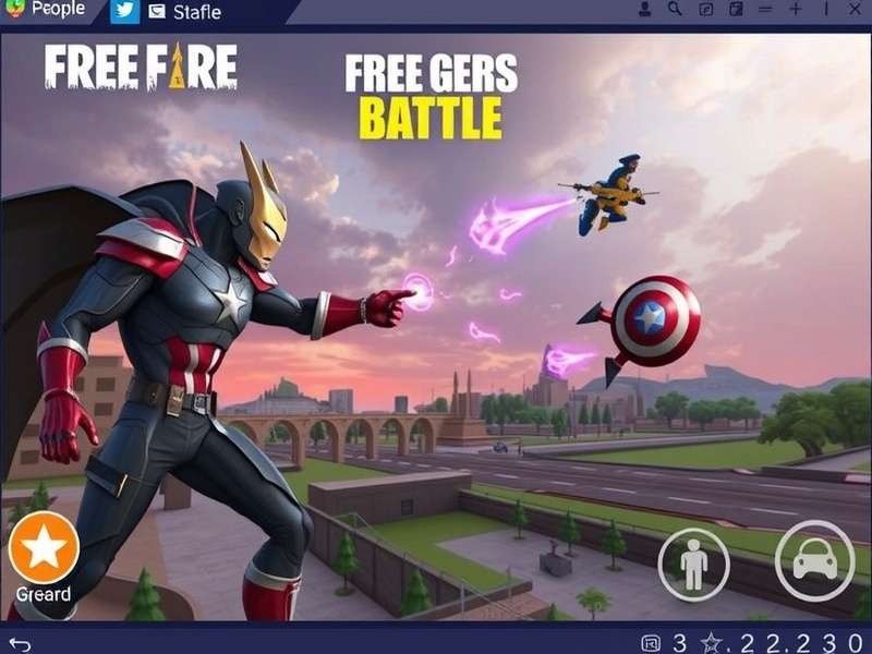 Free Fire Avengers Battle Gameplay in India